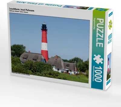 Produktbild von Calvendo Leuchtturm, Insel Pellworm 1000 Teile Puzzle quer 640x480mm, Kuttig Siegfried; 7394123