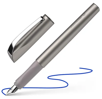 Image de Schneider 168621 Schneider graphite Patronenfüller grau-metallic M (mittel)