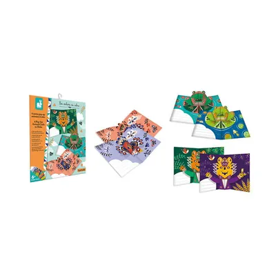 Produktbild von Janod Karten basteln Pop-up-Tiere Kreativset für Kinder