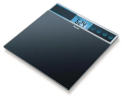 Produktbild von Beurer GS 39 Elektronische Personenwaage, max. 150 kg Tragkraft, LCD-Infodisplay, Speicherfunktion, automatische Personenerkennung