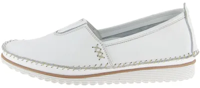 Produktbild von Andrea Conti Damen Slipper aus Leder mit Wechselsohle 1883656, Größe:40 EU, Farbe:Weiß