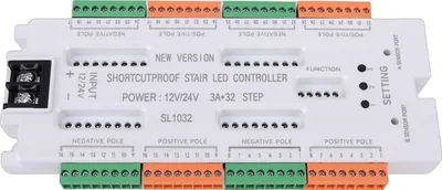 Produktbild von Treppenlichtsteuerung 32-Kanal-Bewegungssensor Automatische LED-Treppensteuerung für Stufenbeleuchtungssystem