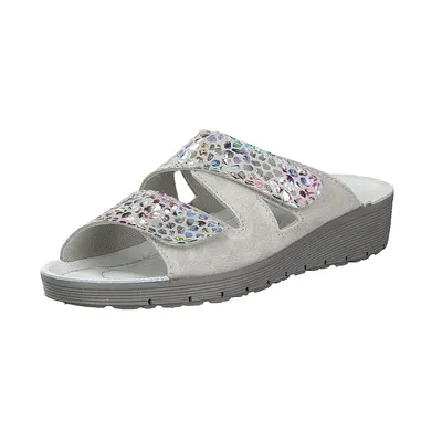 Immagine prodotto di Rohde 1403 Roma zoccoli da donna larghezza F1/2 in pelle, misura:40 EU, colore:Grigio