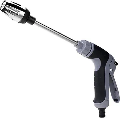 Immagine prodotto di Irrigatore ad alta pressione – con tubo flessibile universale – ideale per giardino, balcone e auto