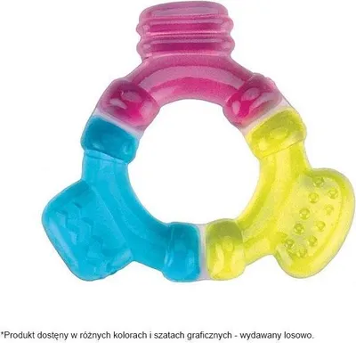 Zdjęcie produktu dla Canpol, gryzak wodny trójkolorowa tęcza, 2/859, 1 sztuka
