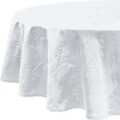 Produktbild von Erwin Müller Tischdecke Arnsberg" weiß rund: 160 cm Ø"