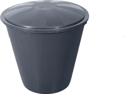 Produktbild von TrendLine Regentonne rund mit Deckel und Hahn 210 L grau