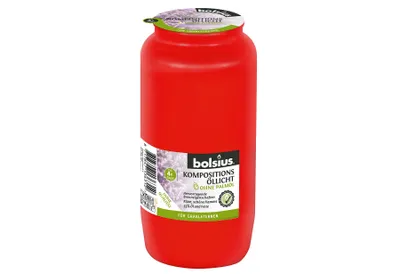 Produktbild von BOLSIUS Kompositions-Öllicht palmölfrei Nr.7  rot