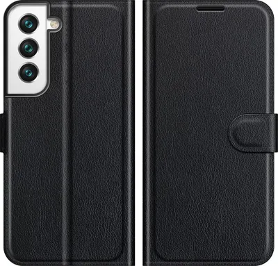 Produktbild von Mobigear Classic  Samsung Galaxy S22 Hülle Klapphülle Geldbörse - Schwarz