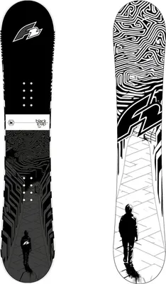 Produktbild von F2 Junior Snowboard Black Deck - Rookie Boy Freeride/Freestyle 125 cm 2025