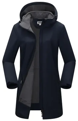 Produktbild von Damen Softshell-Jacke – Wasserdicht und winddicht – Dunkelblau