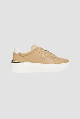 Immagine prodotto di tommy hilfiger scarpe con suola alta donna beige