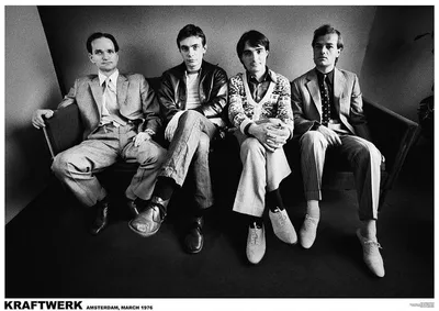 Zdjęcie produktu dla Kraftwerk - Amsterdam - Marzec 1976 - Plakat - 59x84 cm