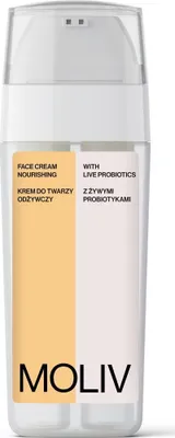 Produktbild von MOLIV Gesichtscreme mit lebenden Probiotika. Nährstoffreich 30ml
