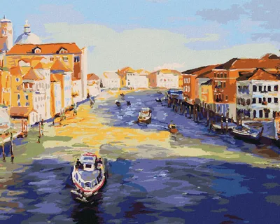 Produktbild von Zuty - Malen nach Zahlen - KANAL IN VENEDIG, 40x50 cm, ohne Keilrahmen