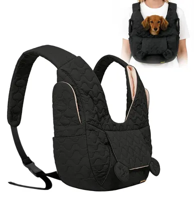 Produktbild von Hundetasche bis 10 kg für kleine Hunde, verstellbarer Rucksack für Spaziergänge