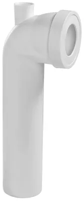 Produktbild von Langes, 90° abgewinkeltes Toilettenrohr mit 10 cm Durchmesser und Wirquin-Anschluss