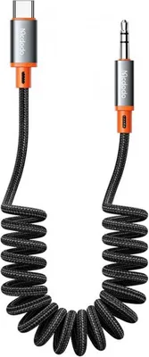 Produktbild von Mcdodo Kabel Typ-C Audiokabel 3,5mm Miniklinke 1,8 Meter Adapter HiFi Klinke Adapter USB-C, grau