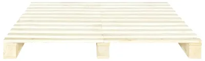 Produktbild von vidaXL Palettenbett Massivholz Kiefer 160×200 cm