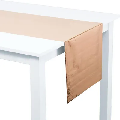 Produktbild von Tischläufer in Rosegold Metallic 36cm 2,1m