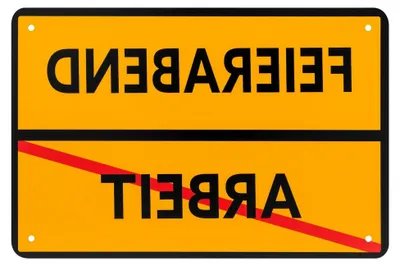 Produktbild von Blechschild mit Motivdruck "Feierabend" | Schild mit lustigem Spruch, 30 cm x 20 cm | lustiges Geschenk, Männergeschenk | 48926