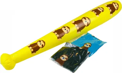 Produktbild von Aufblaskeule Faultier Farben zufällig Sortiert Länge ca. 90cm