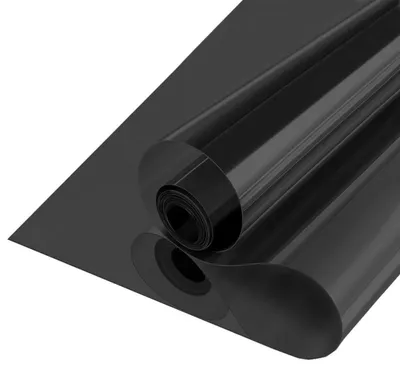 Produktbild von Fensterfolie 100% Verdunkelung Sichtschutz Sonnenschutz 60cm x 400cm Dunkelschwarz