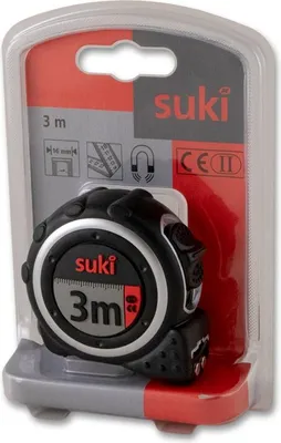 Produktbild von suki Bandmaß 3m 2fach beschriftet TPE
