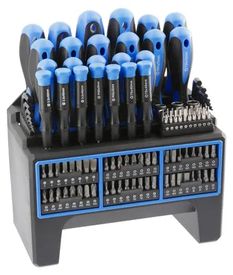 Immagine prodotto di Högert set di bit per cacciaviti HT1S099 set di utensili 114 pezzi a croce esagonale con intaglio