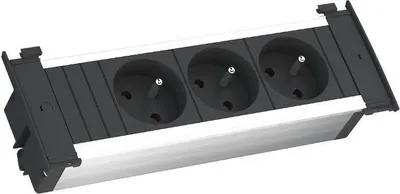 Produktbild von KAPSA Einbau-Steckdosenleiste 3-fach