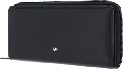 Produktbild von Golden Head Leder Geldbörse Polo RFID Protect Ladies Purse Black schwarz