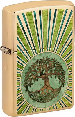 Produktbild von Zippo Benzinfeuerzeug Spiritual Design, USA
