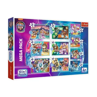 Produktbild von TR96002 - 10 in 1 Puzzle Box - Paw Patrol Mighty Kinofilm