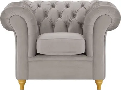 Produktbild von SLF24 - Sessel Chesterfield - Elefant - Velluto 17