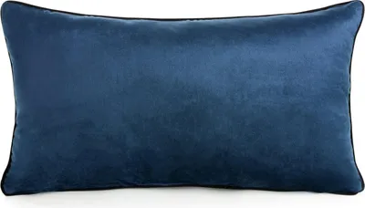Produktbild von EUROFIRANY | Kissen - 30 x 50 cm - marineblaues Zierkissen - Stilvoll