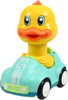 Produktbild von Enten Spielzeugauto mit Antrieb für Kinder - Robustes Fahrzeug 3+ Jahre - Bunter Fahrspaß