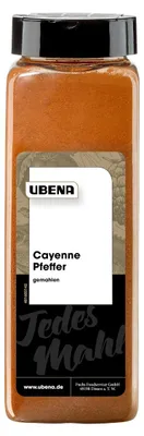 Zdjęcie produktu dla Ubena Pieprz Cayenne mielony dla intensywnego smaku 450g opakowanie