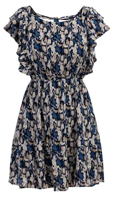 Immagine prodotto di Abito da donna SIDONA, modello 19226420-SI01, colore blu, motivo multicolore, taglia M