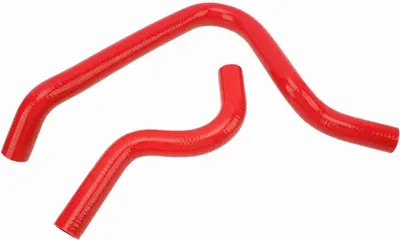 Immagine prodotto di 2 pezzi kit tubi flessibili in silicone per radiatore e refrigerante di ricambio per Accord CB7 F22A 2,2 L F20A 2,0 L dal 1990 al 1993 rosso