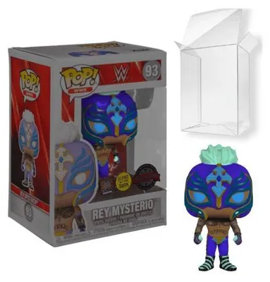 Obrázek produktu pro Funko Pop! WWE – Rey Mysterio #93, speciální edice svítící ve tmě, exkluzivní