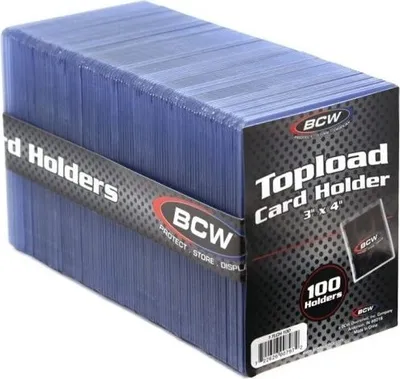 Immagine prodotto di Portacarte BCW Topload 3" x 4" (100 ct.)