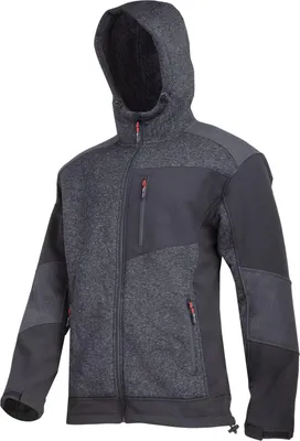 Immagine prodotto di Giacca Isolata Sherpa Nero-Grigio, "Xl", Ce, Lahti