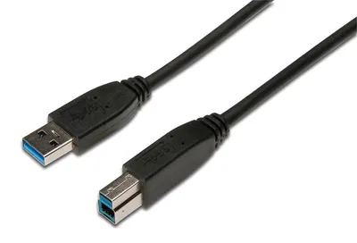 Immagine prodotto di ASSMANN Electronic AK-300115-018-S cavo USB USB 3.2 Gen 1 (3.1 Gen 1) 1,8 m USB A USB B Nero