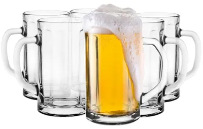 Productafbeelding van Bierglazen set van 6, 300 ml, vaatwasmachinebestendig