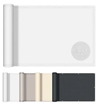 Zdjęcie produktu dla Osłona balkonowa 90X300CM nieprzejrzysta ochrona przed wiatrem UV