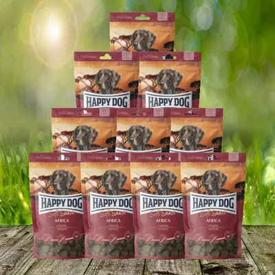 Produktbild von Happy Dog Soft Snack Africa 10 x 100 g
