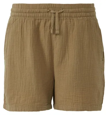 Image de s.Oliver : short léger en mousseline, avec taille élastiquée et poches