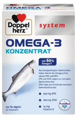 Immagine prodotto di Sistema Doppio Cuore OMEGA-3 CONCENTRATO, 30 capsule