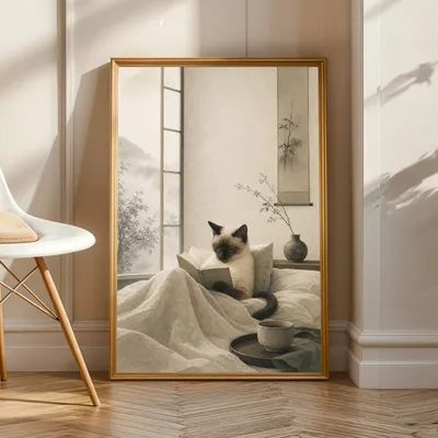 Siamkatze, Katzenposter, Produktansicht 1