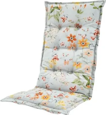 Produktbild von Madison Tuinstoelkussen hohe Rückenlehne 50x123 cm Milly azure für Garten und Balkon